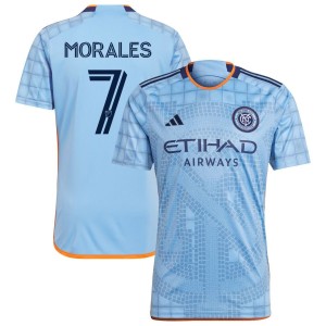 Alfredo Morales New York City FC adidas 2023 The Interboro Kit Replica Jersey - Light Blue