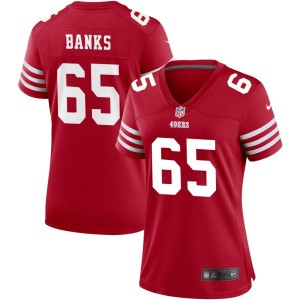 Aaron Banks San Francisco 49ers Nike Women's Game Jersey - Scarlet