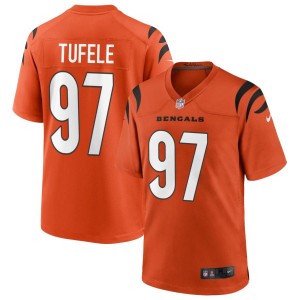 Jay Tufele Cincinnati Bengals Nike Alternate Game Jersey - Orange