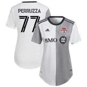 Jordan Perruzza Toronto FC adidas Women's 2022 Community Kit Replica Jersey - White