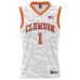 #1 Clemson Tigers ProSphere Youth Tiger Print Basketball Jersey - White
