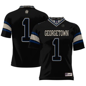 #1 Georgetown Hoyas ProSphere Football Jersey - Black