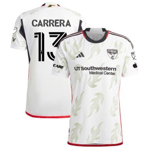Antonio Carrera FC Dallas adidas 2023 Burn Baby Burn Authentic Jersey - White