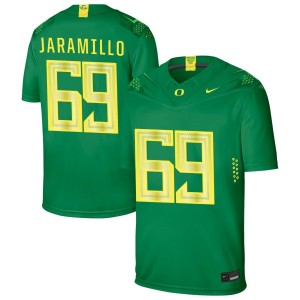 Bailey Jaramillo Oregon Ducks Nike NIL Replica Football Jersey - Green