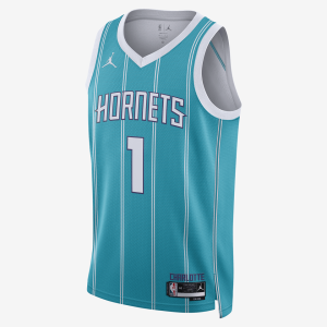 Charlotte Hornets Icon Edition 2022/23 Jordan Dri-FIT NBA Swingman Jersey - Rapid Teal