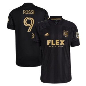 Diego Rossi LAFC adidas 2021 Primary Authentic Player Jersey - Black