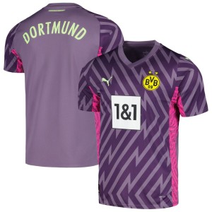 Borussia Dortmund Puma 2023/24 Replica Short Sleeve Goalkeeper Jersey - Purple