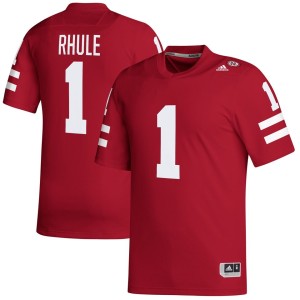 Matt Rhule Nebraska Huskers adidas Replica Football Jersey - Scarlet