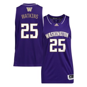TT Watkins Washington Huskies adidas Unisex NIL Women's Basketball Jersey - Purple