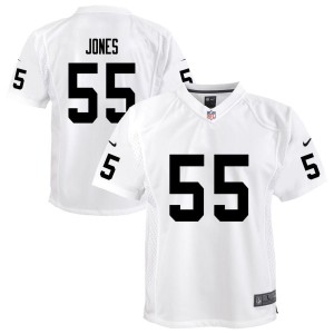 Chandler Jones Las Vegas Raiders Nike Youth Team Game Jersey - White