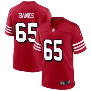 Aaron Banks San Francisco 49ers Nike Alternate Game Jersey - Scarlet