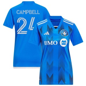 George Campbell  CF Montreal adidas Women's 2023 Primary Replica Jersey - Blue