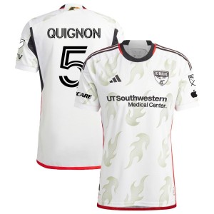 Facundo Quignon FC Dallas adidas 2023 Burn Baby Burn Authentic Jersey - White