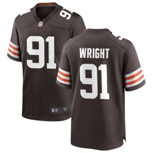 Alex Wright Nike Cleveland Browns Game Jersey - Brown