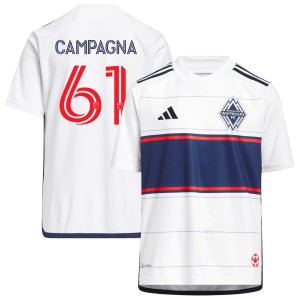 Matteo Campagna Vancouver Whitecaps FC adidas Youth 2023 Bloodlines Replica Jersey - White