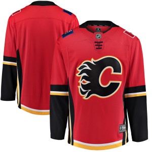 Calgary Flames Fanatics Branded Youth Premier Breakaway Alternate Jersey - Red/Black