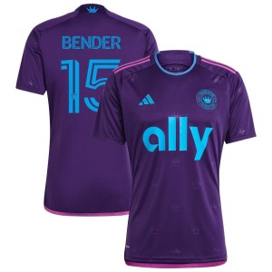 Ben Bender Charlotte FC adidas 2023 Crown Jewel Kit Replica Jersey - Purple