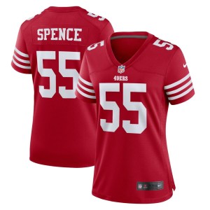 Akeem Spence San Francisco 49ers Nike Women's Home Game Player Jersey - Scarlet