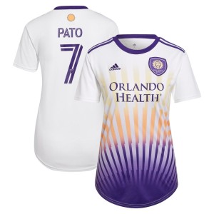 Alexandre Pato Orlando City SC adidas Women's 2022 The Sunshine Kit Replica Player Jersey - White