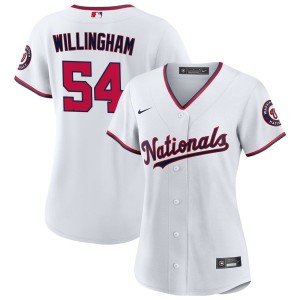 Amos Willingham Washington Nationals Nike Women's Replica Jersey - White