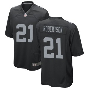 Amik Robertson Las Vegas Raiders Nike Game Jersey - Black