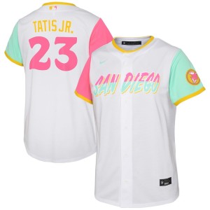 Fernando Tatis Jr. San Diego Padres Nike Preschool 2022 City Connect Replica Player Jersey - White