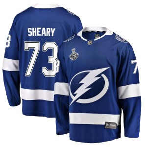 Conor Sheary Tampa Bay Lightning Fanatics Branded 2021 Stanley Cup Champions Home Breakaway Jersey - Blue