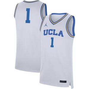 #1 UCLA Bruins Jordan Brand Replica Jersey - White