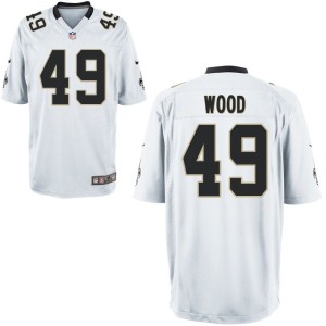 Zach Wood Nike New Orleans Saints Youth Game Jersey