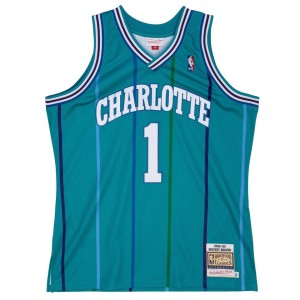 Authentic Muggsy Bogues Charlotte Hornets Road 1992-93 Jersey