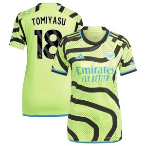 Takehiro Tomiyasu  Arsenal adidas Women's 2023/24 Away Replica Jersey - Yellow