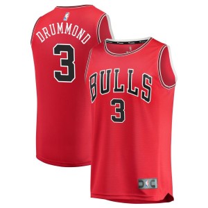 Andre Drummond Chicago Bulls Fanatics Branded Fast Break Replica Jersey Red - Icon Edition