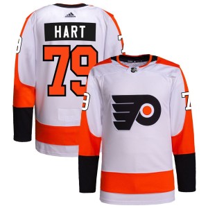 Carter Hart Philadelphia Flyers adidas Away Authentic Pro Jersey - White