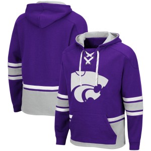 Kansas State Wildcats Colosseum Lace Up 3.0 Pullover Hoodie - Purple