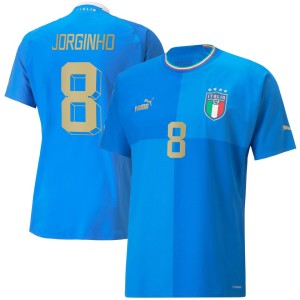 Jorginho Italy National Team Puma 2022/23 Home Authentic Player Jersey - Blue