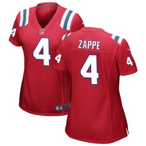 Bailey Zappe New England Patriots Nike Women's Alternate Jersey - Red