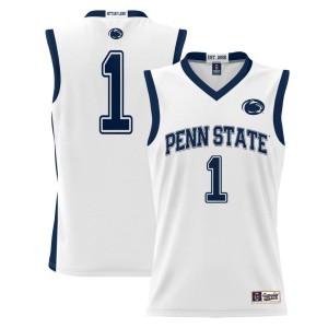 #1 Penn State Nittany Lions ProSphere Basketball Jersey - White