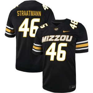 Ben Straatmann  Missouri Tigers Nike NIL Football Game Jersey - Black