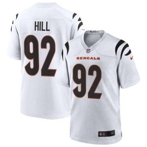 B.J. Hill Cincinnati Bengals Nike Game Jersey - White