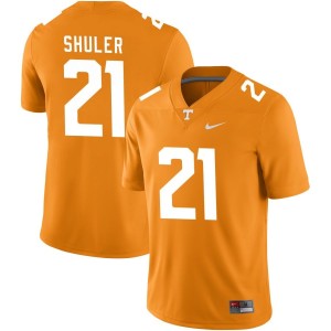 Navy Shuler Tennessee Volunteers Nike NIL Replica Football Jersey - Tennessee Orange