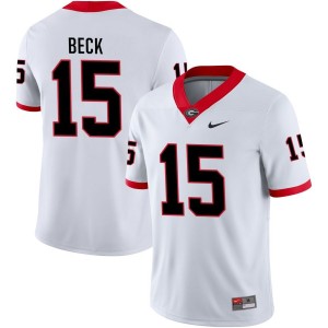 Carson Beck Georgia Bulldogs Nike NIL Replica Football Jersey - White
