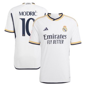 Luka Modric Real Madrid adidas 2023/24 Home Authentic Jersey - White