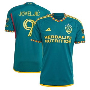 Dejan Joveljic LA Galaxy adidas 2023 LA Kit Authentic Player Jersey - Green