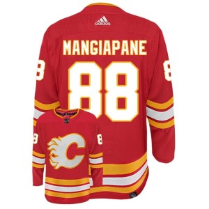 Andrew Mangiapane Calgary Flames Adidas Primegreen Authentic NHL Hockey Jersey