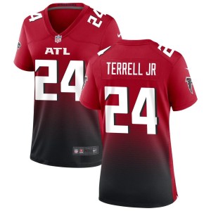 A.J. Terrell Jr Atlanta Falcons Nike Women's Alternate Game Jersey - Red