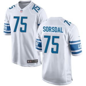 Colby Sorsdal Detroit Lions Nike Game Jersey - White