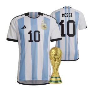 Argentina Messi Home Jersey 2022 World Cup Champions Kit