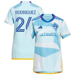 Abraham Rodriguez Colorado Rapids adidas Women's 2023 New Day Kit Replica Jersey - Light Blue