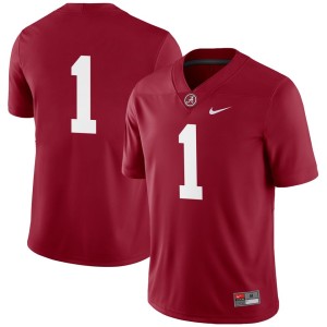 #1 Alabama Crimson Tide Nike Football Game Jersey - Crimson