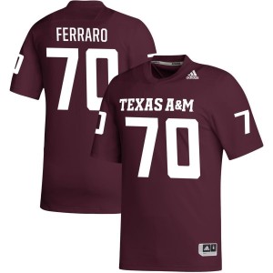 Derek Ferraro Texas A&M Aggies adidas NIL Replica Football Jersey - Maroon